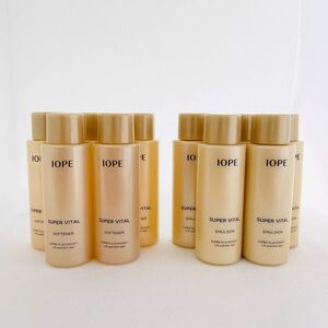 (10pcs) IOPE Super Vital Softener 90ml (18ml x 5ea) + Emulsion 90ml (18ml x 5ea)